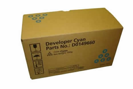 Ricoh D0149660 / D014-9660 Développeur cyan Ricoh Aficio MP C6000 - MP C6000SP - MP C7500 - MP C7500SP - Pro C550EX - Pro C700EX Ricoh D0149660 / D014-9660 Cyan Developer Ricoh MP C6000 - MP C6000SP - MP C7500 - MP C7500SP - Pro C550EX - Pro C700EX