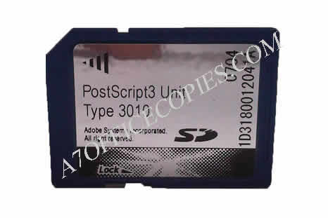 Ricoh PostScript 3 Unit type 3010 - Ricoh carte SD PostScript 3 type 3010 - Ricoh MP 2510 / MP3010