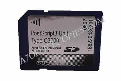 Ricoh PostScript 3 Unit type C3000 - Ricoh carte SD PostScript 3 type C3000 - Ricoh MP C2000 / MP C2500 / MP C3000